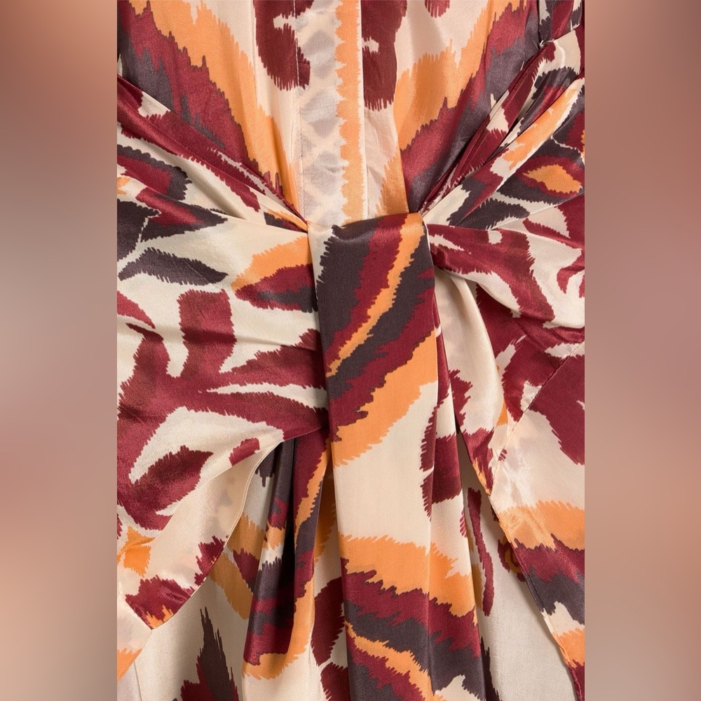 FARM RIO Cream Toucans Scarf Maxi Dress, size Small, BRAND NEW WITH TAG. $298 - Picture 7 of 17